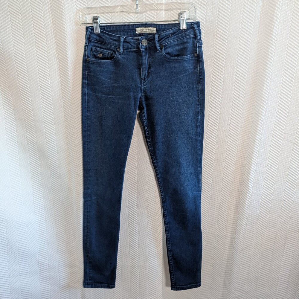 Maison Scotch La Bohemienne Mid Rise Skinny Jeans Blue denim Stretch Size 27/32